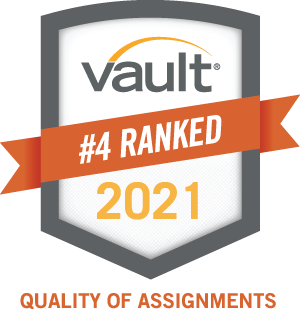 Vault Best Internship Quality Assignments Vault #4 ranked internship for quality of assignments