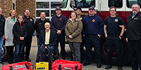 Fire blanket donation