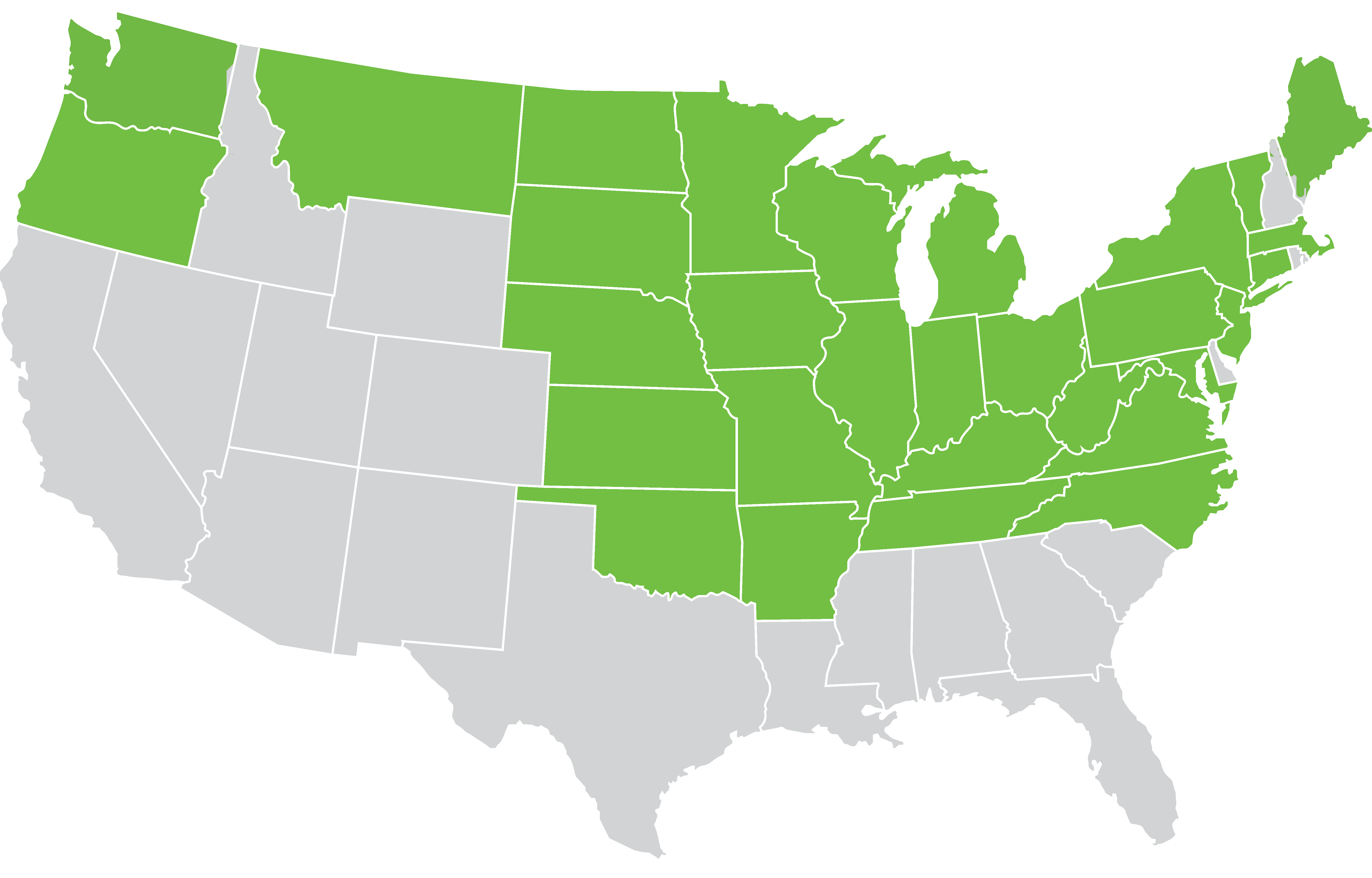 US map
