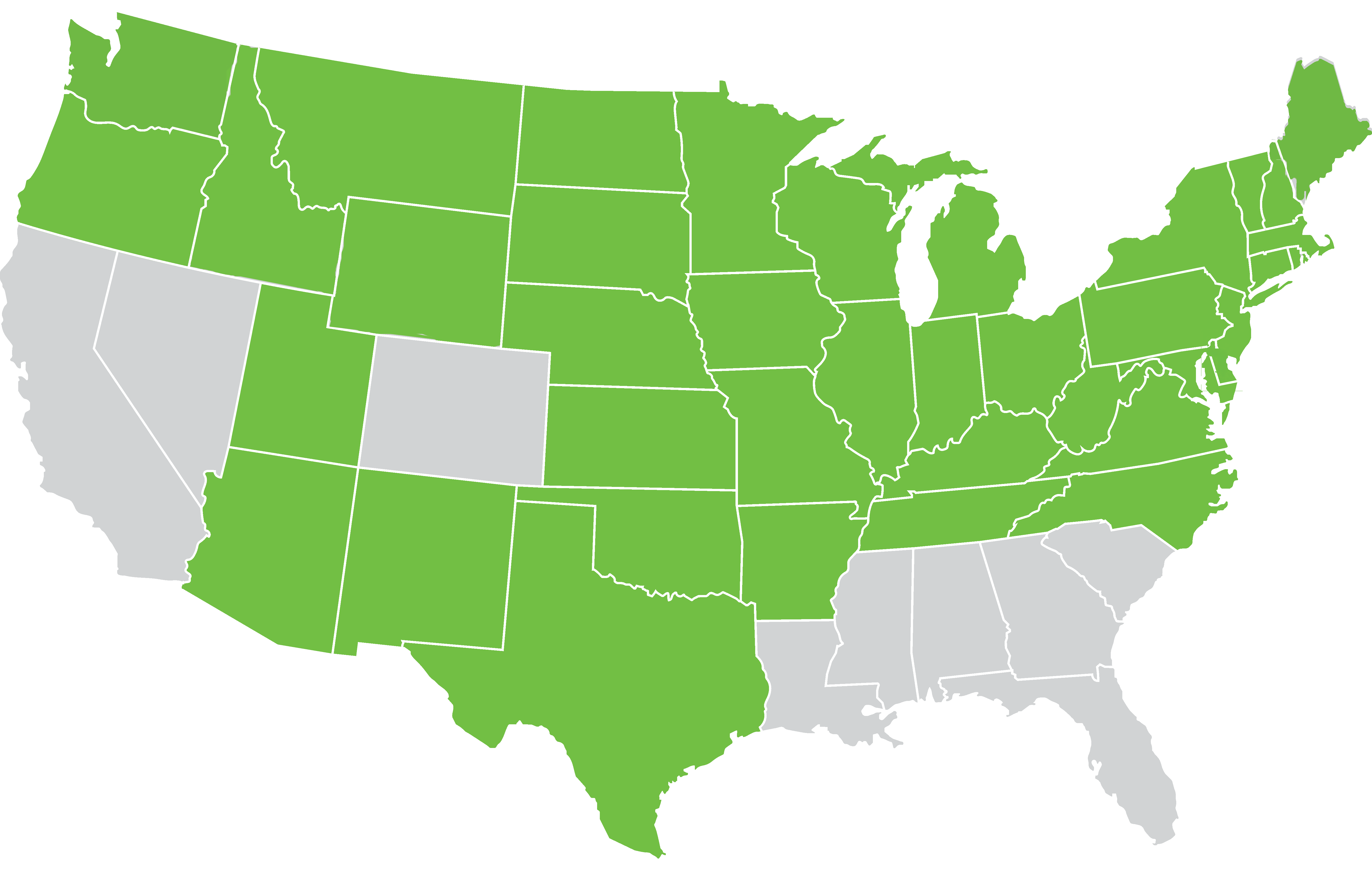 US map