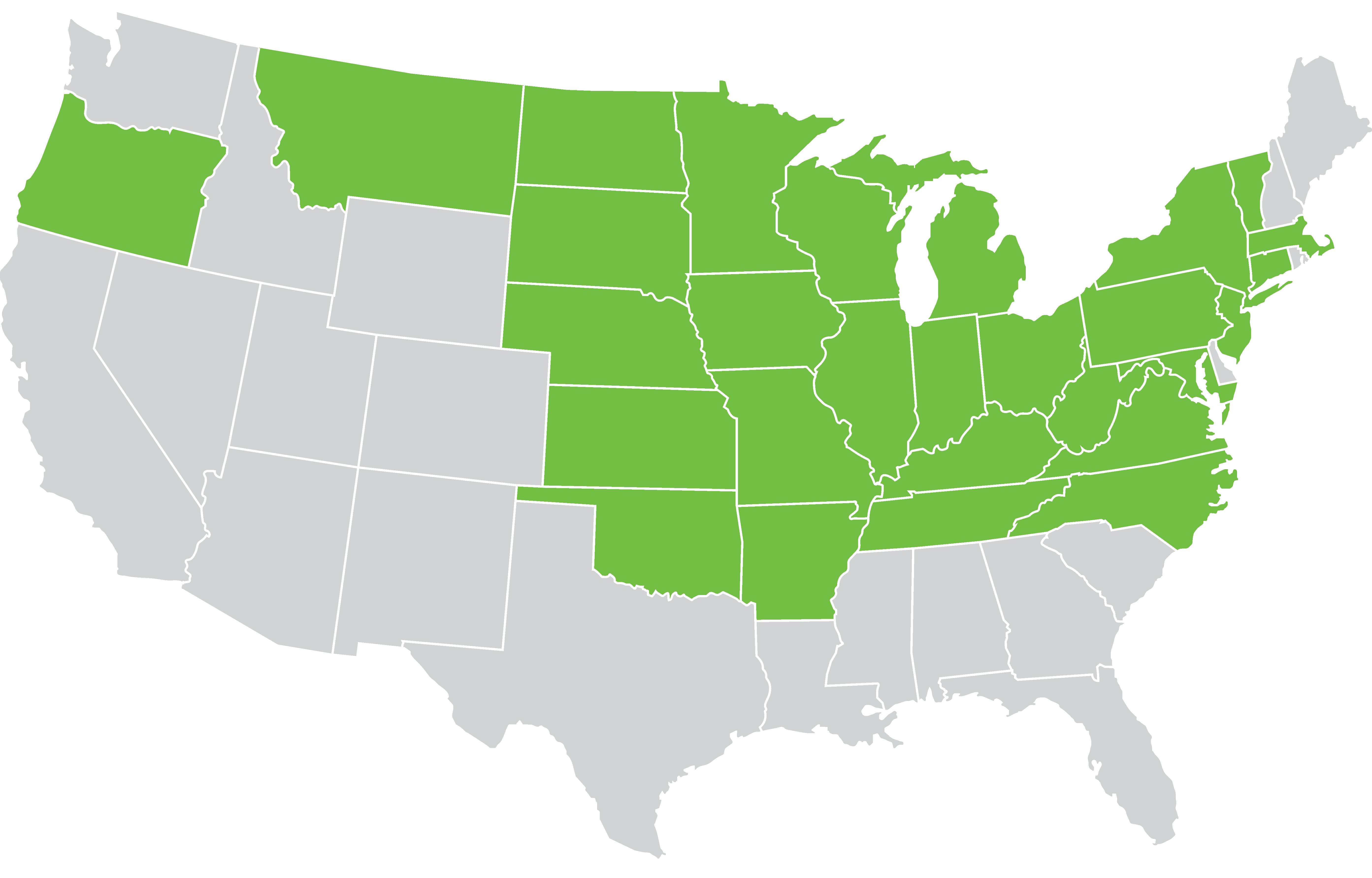 US map